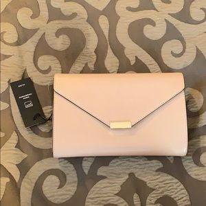 Aldo beige clutch bag